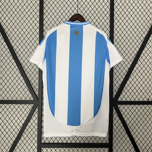 Argentina 2024 Copa America Home Man Jersey With FIFA World Cup badge