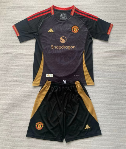 Manchester United Concept Version Black Kids Suit 23/24