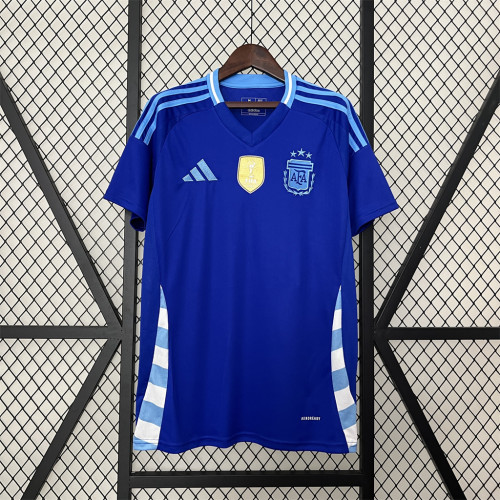 Argentina 2024 Copa America Away Man Jersey With FIFA World Cup badge
