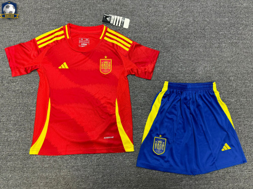 Spain Euro 2024 Home Kids Suit