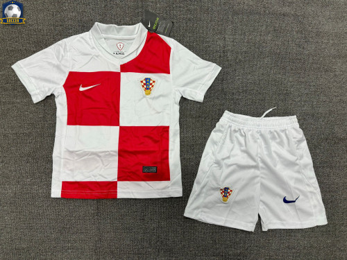 Croatia Euro 2024 Home Kids Suit