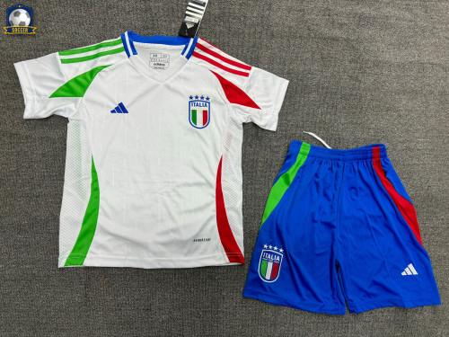 Italy Euro 2024 Away Kids Suit
