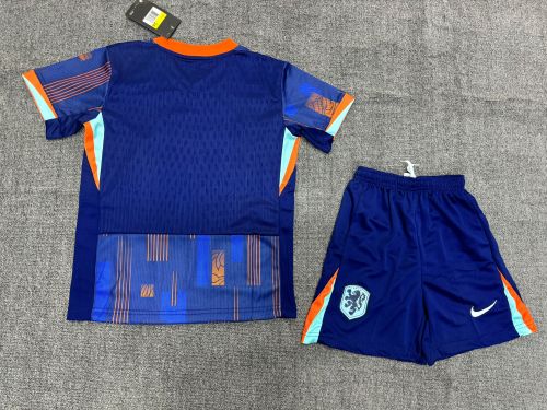 Netherlands Euro 2024 Away Kids Suit