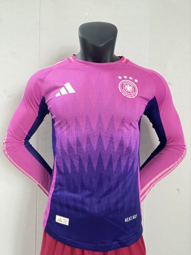 Germany Euro 2024 Home Player Version Long Sleeve Jersey