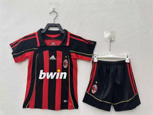 AC Milan Home Retro Kids Suit 2006/07