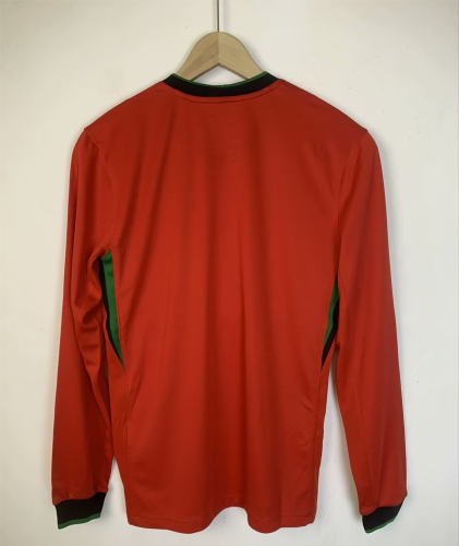 Portugal Euro 2024 Home Man Long Sleeve Jersey