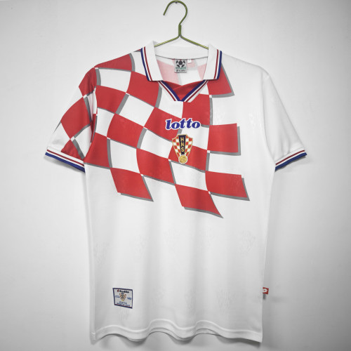 Croatia Home Retro Jersey 1998