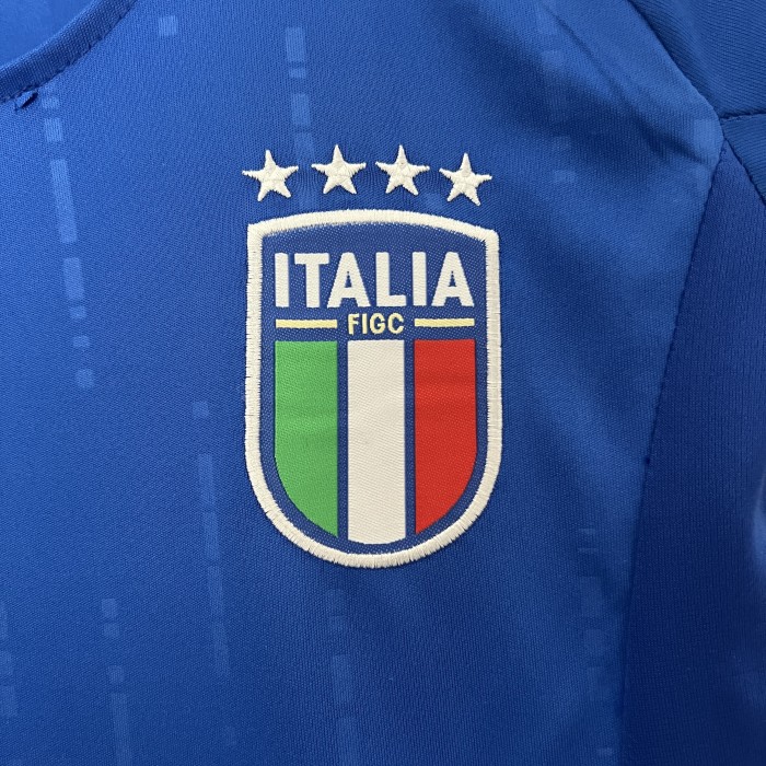 Italy Euro 2024 Home Kids Suit