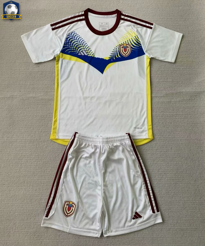 Venezuela 2024 Copa America Away Kids Suit