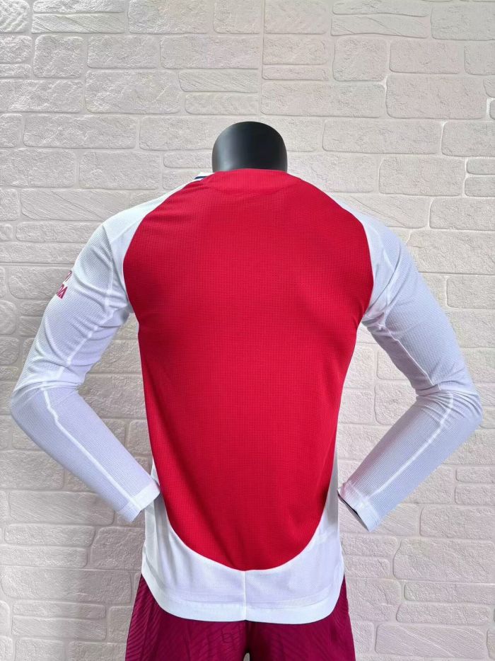 Arsenal Home Player Long Sleeve Jersey 24/25