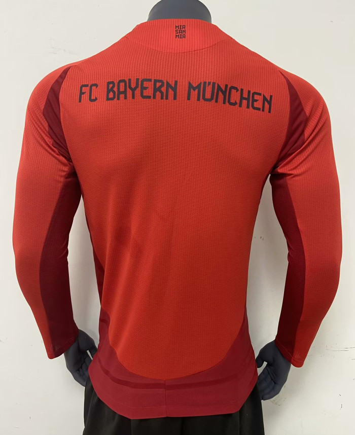 Bayern Munich Home Player Long Sleeve Jersey 24/25