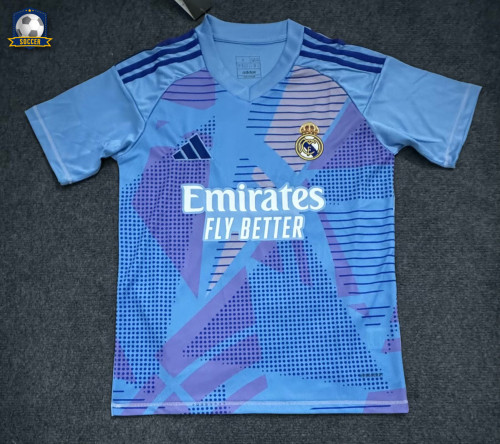 Real Madrid Goalkeeper Man Jersey 24/25 Blue