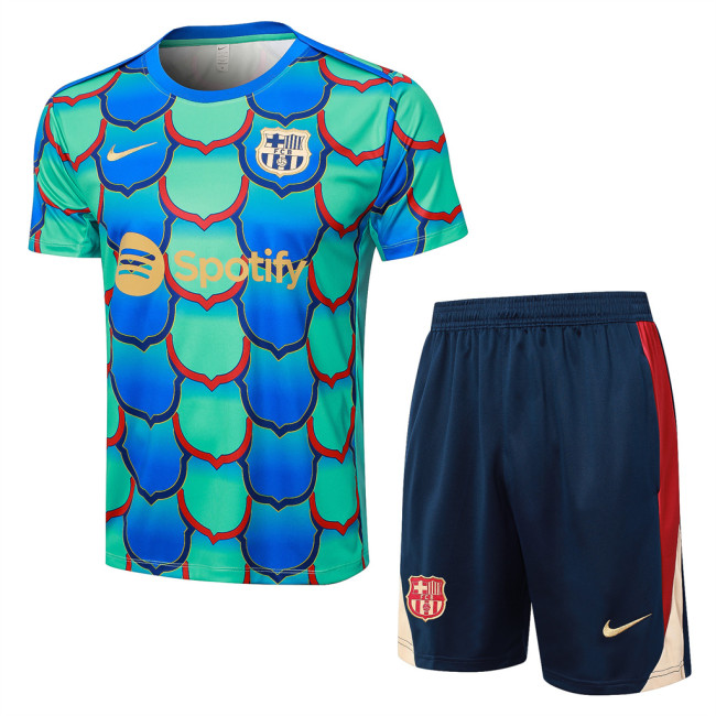 Barcelona Training Short Sleeve Suit 24/25