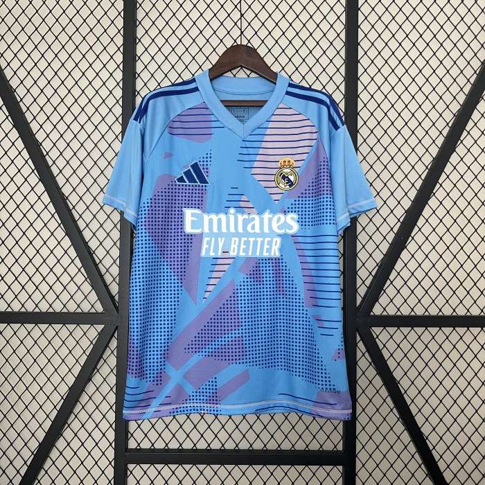 Real Madrid Goalkeeper Man Jersey 24/25 Blue