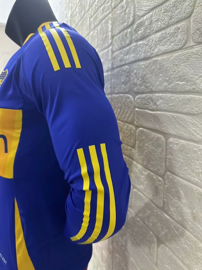 Boca Home Player Long Sleeve Jersey 24/25