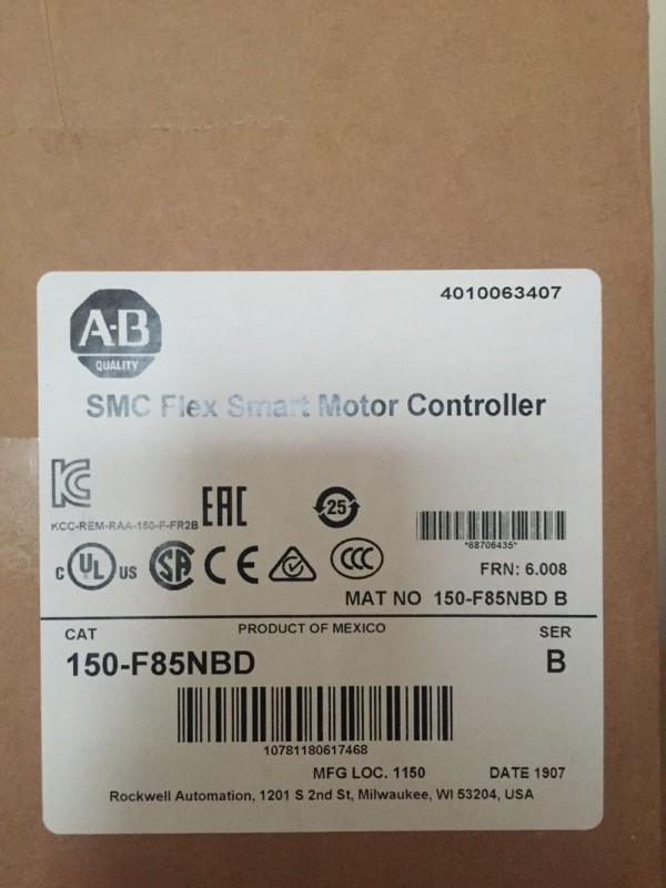 New sealed Allen Bradley 150-F85NBD SMC-Flex Solid State Controller