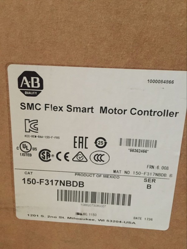 New sealed Allen Bradley 150-F317NBDB SMC Flex Smart Motor Controller