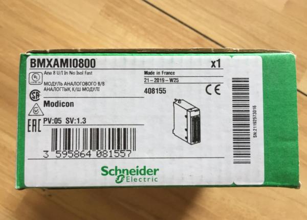 New sealed BMXAMI0800 Schneider Non-isolated analog input module X80 - 8 inp