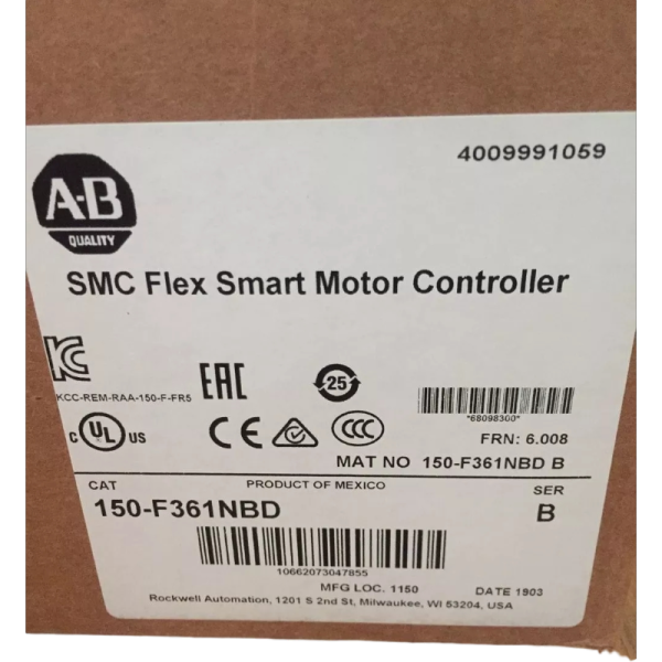 New sealed Allen Bradley 150-F361NBD SMC-Flex Solid State Smart Motor Controller
