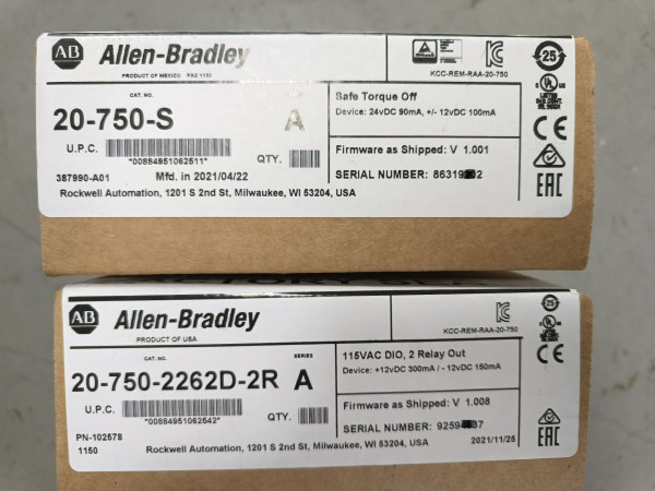 20-750-2262D-2R Allen Bradley PowerFlex 750 2-port PROFINET IO Kit New Sealed