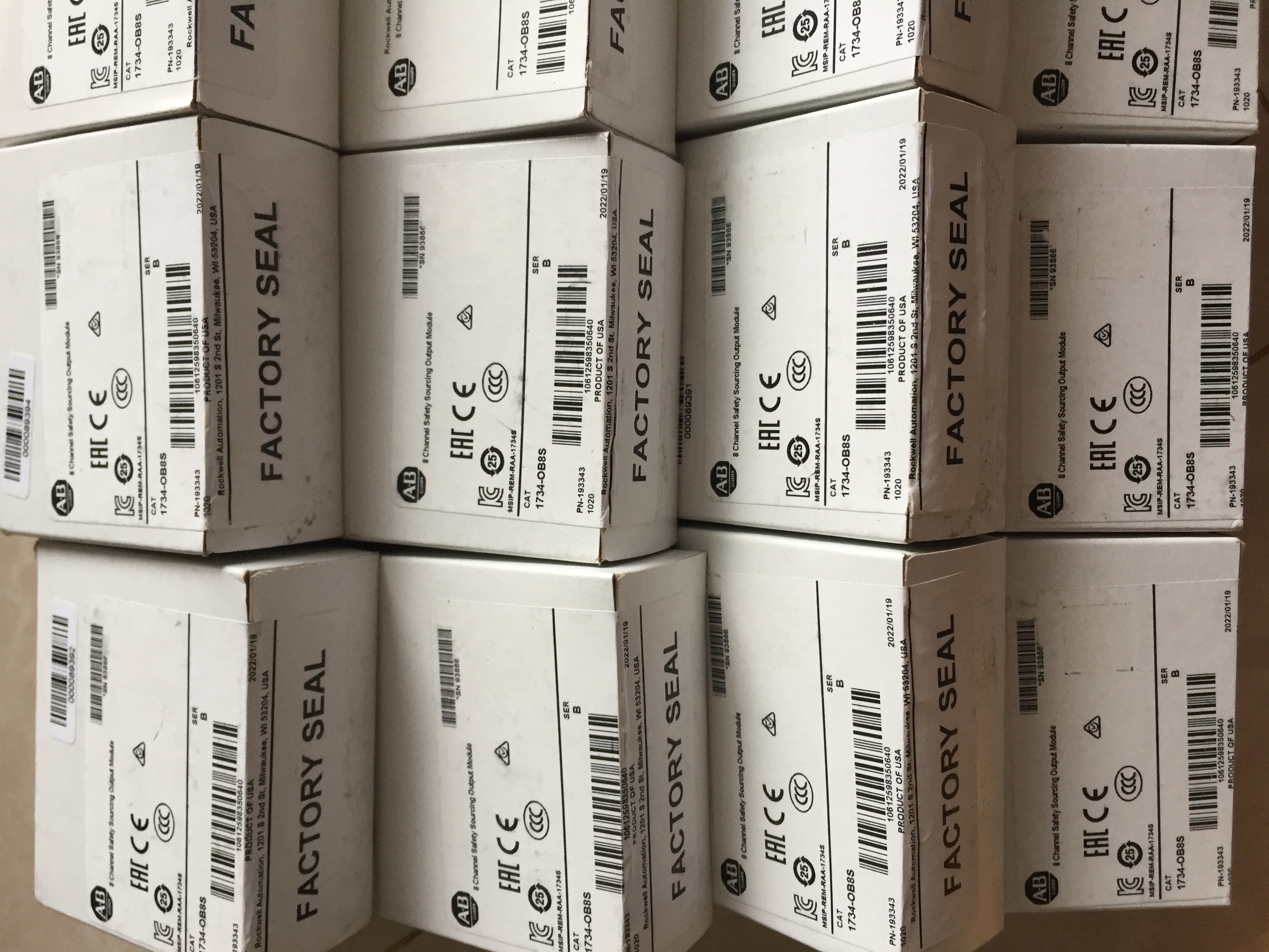 US$ 337.74 - New sealed Allen Bradley 1734-IB8SK POINT Digital Input 24V DC  8-Ch Safety-Rated - m. - plc manufacturers, PLC supplier,  PLC distributor