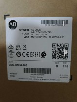 New sealed Allen-Bradley 22C-D105A103 PowerFlex 400 Fan & Pump Drive 480 VAC