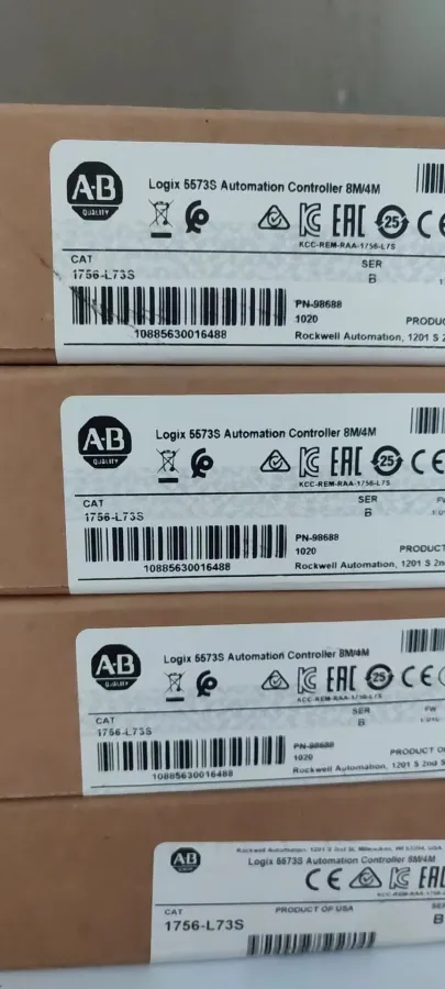 New sealed Allen Bradley 1756-L73S GuardLogix Processor 8MB Std / 4MB Safety