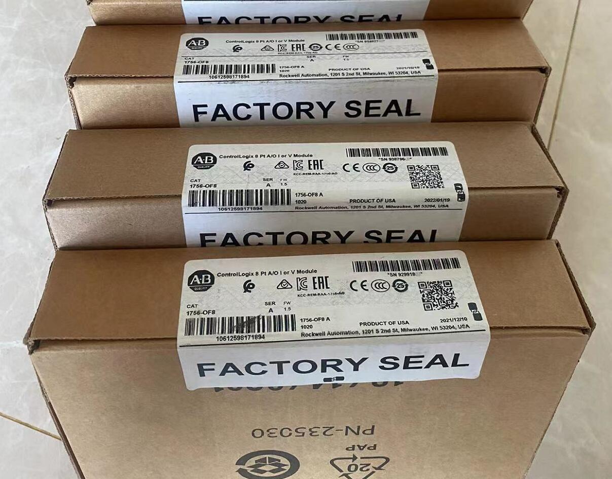 US 896.20 New sealed Allen Bradley 1756OF8 ControlLogix Analog