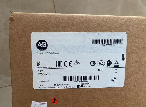 New sealed Allen Bradley 1756-A17 17-Slot ControlLogix Chassis