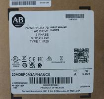 New sealed Allen Bradley 20AD5P0A3AYNANC0 PowerFlex 70 AC Packaged Drive
