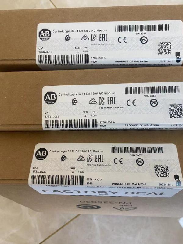 New sealed Allen Bradley 1756-IA32 ControlLogix 74-132 VAC Input Module