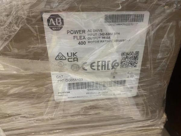 New sealed Allen Bradley 22C-D088A103 PowerFlex 400 Fan & Pump Drive, 480V A