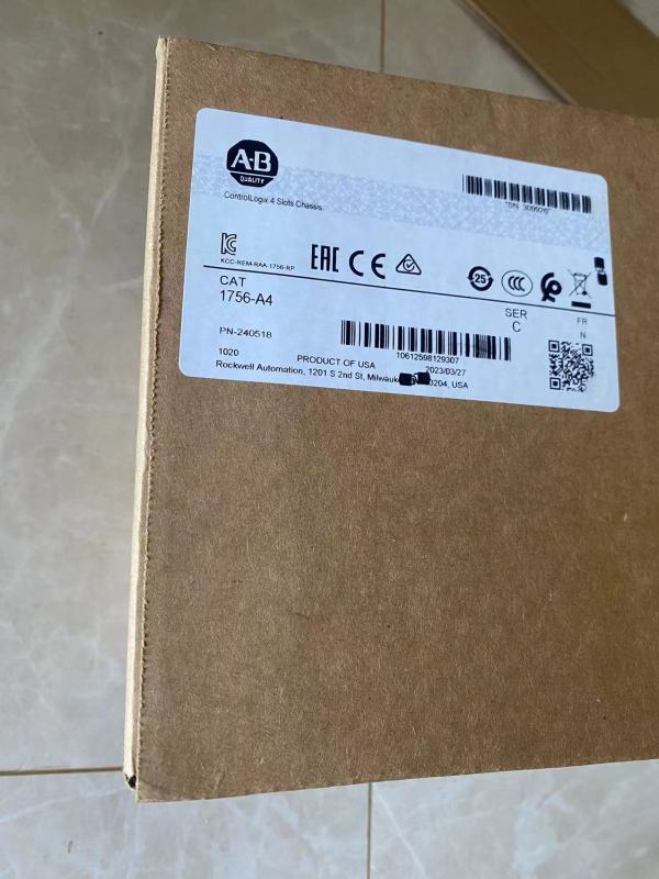 New sealed 1756-A4 Allen Bradley 4 Slot ControlLogix Chassis