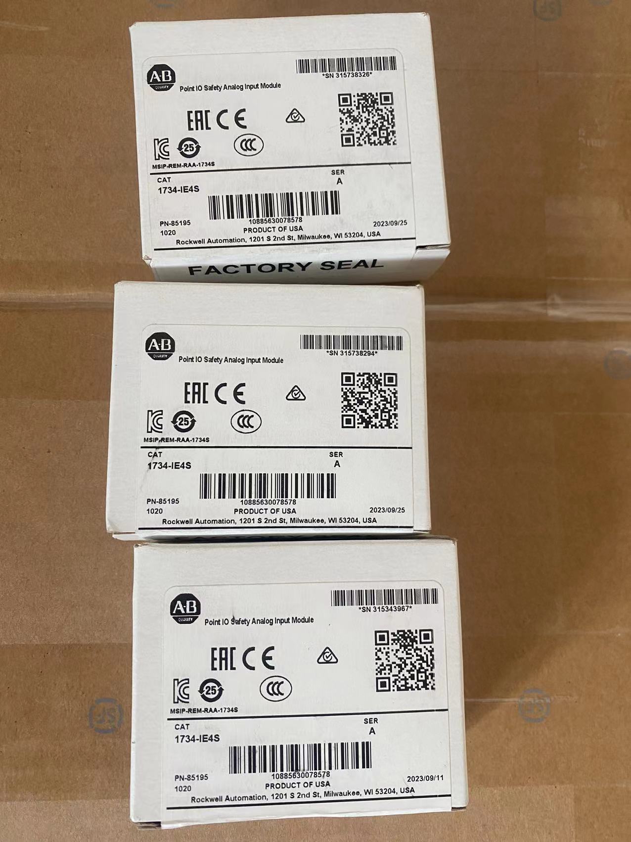 US 585.28 New sealed 1734IE4S Allen Bradley Point IO Safety Analog