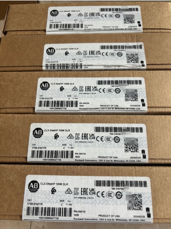 Newest year 2024 sealed Allen Bradley 1756-EN2TR ControlLogix EtherNet/IP Interface Module