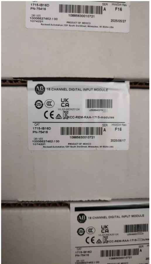 Allen Bradley 1715-IB16D 1715 16 Point Digital Input Module 16-point digital input module