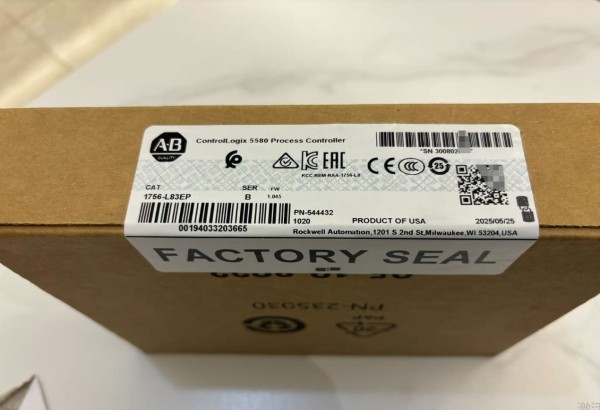New sealed Allen Bradley 1756-L83EP Process controller,ControlLogix,10MB