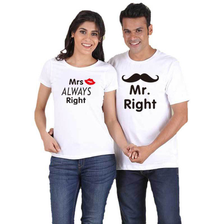 Summer Couple Wear Short Sleeve Lovers T Shirt