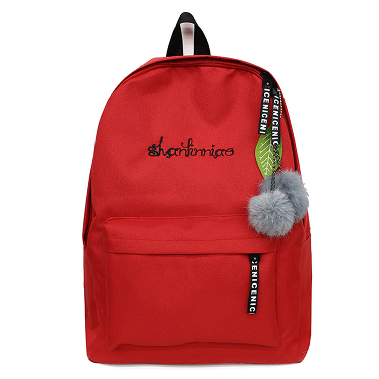 College Bag Girls Backpack Nylon School Bag For Children