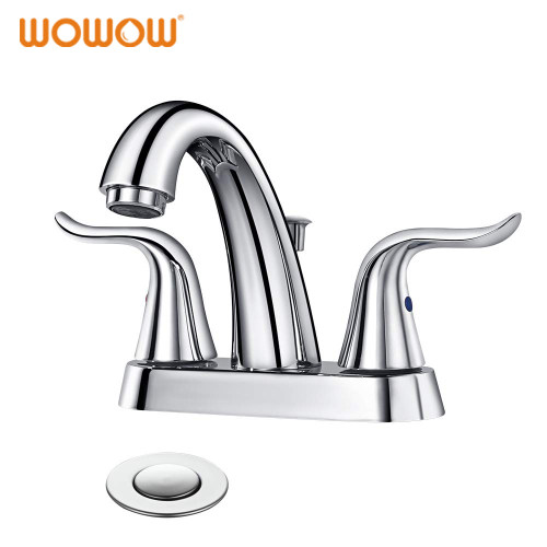 Bathroom Faucet 2 Handle 4 Inch Centerset Bathroom Sink Faucet