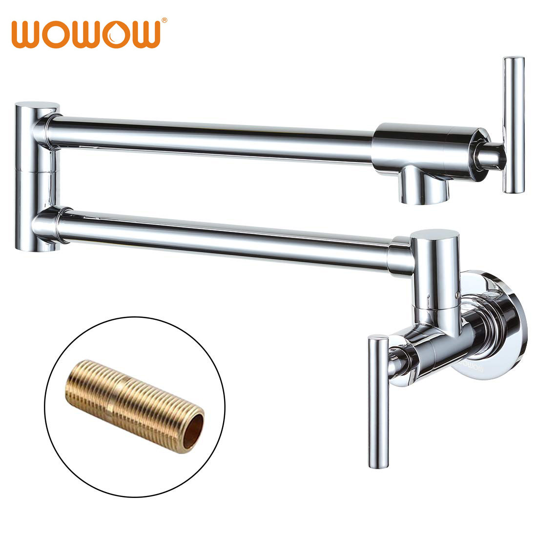 WOWOW Pot Filling Tap Over Stove Chrome