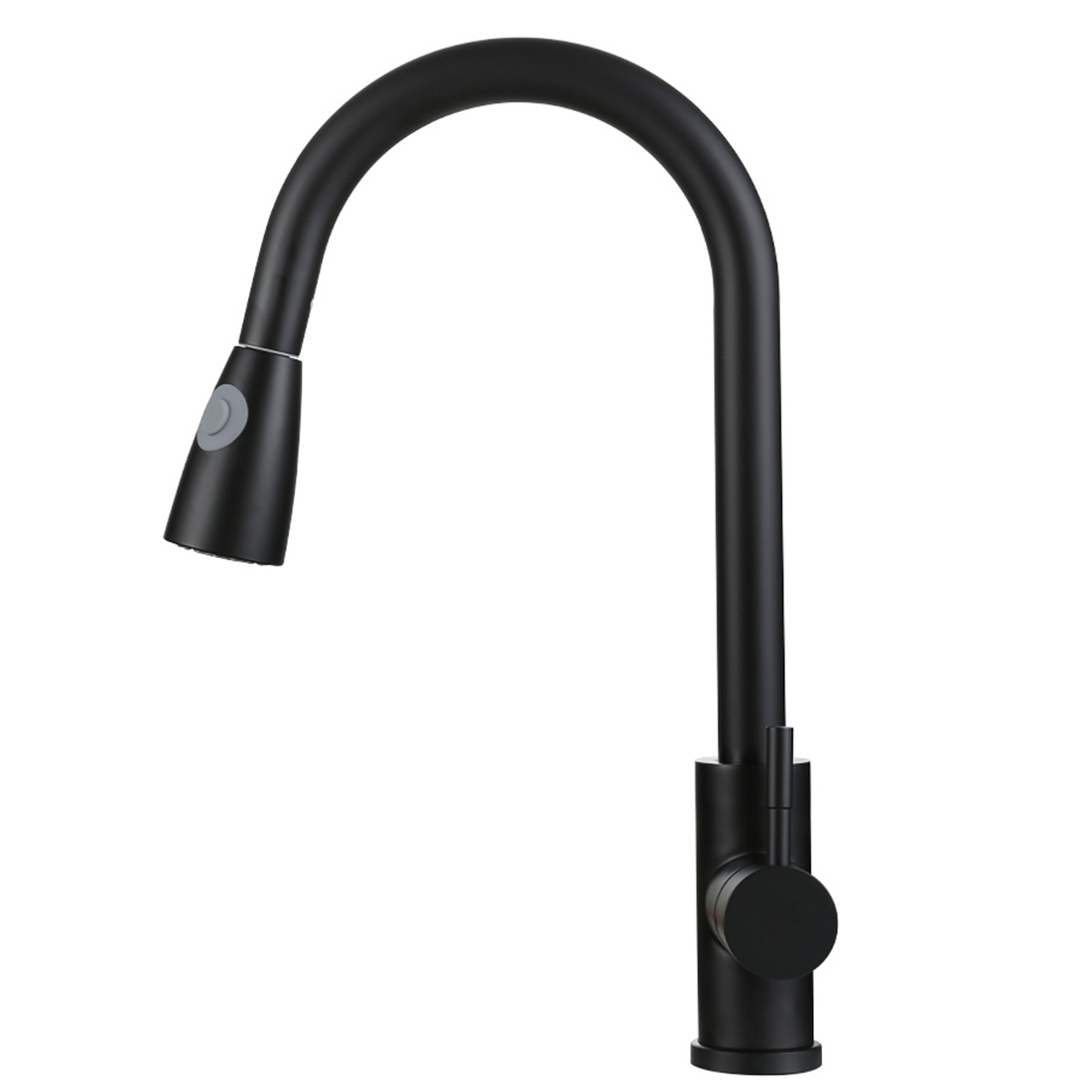 Single Lever Kitchen Mixer Tap Matte Black