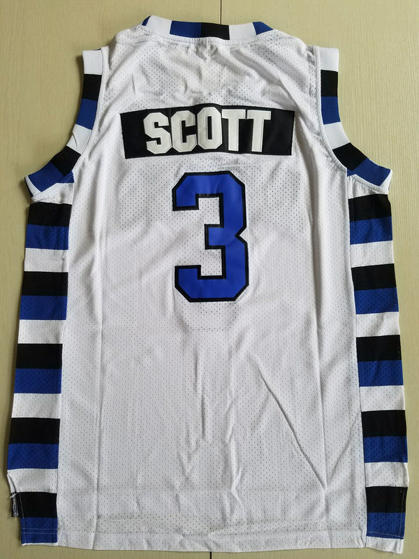Antwon Skills Taylor 3 One Tree Hill Ravens White Basketball
