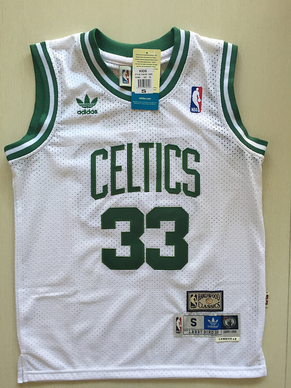 larry bird youth basketball jersey