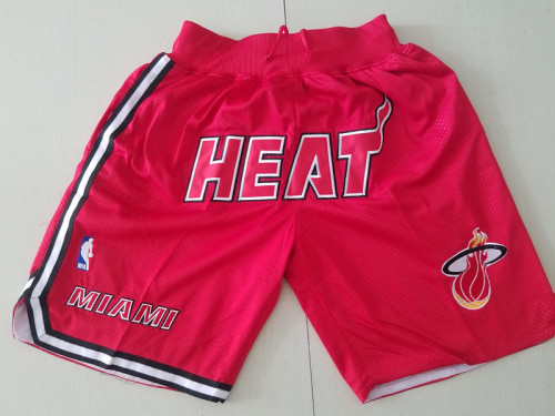 Miami Heat 1996-97 Throwback Classics Basketball Team Shorts