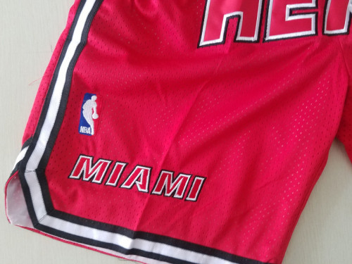 Miami Heat 1996-97 Throwback Classics Basketball Team Shorts