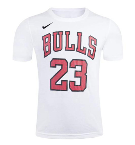 Men's Chicago Bulls Michael Jordan White Classic Retro T-Shirt