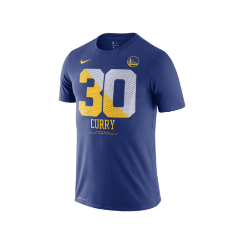 Men's Golden State Warriors Stephen Curry City Edition Blue T-Shirt