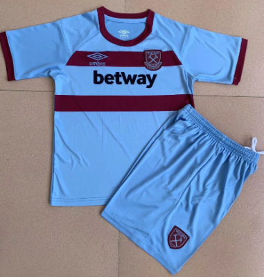 West Ham United 20 21 Kids Away Soccer Jersey And Short Kit Shootjerseys