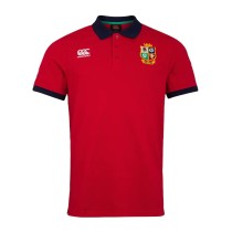 British & Irish Lions Mens Home Nations Polo Shirt - Red